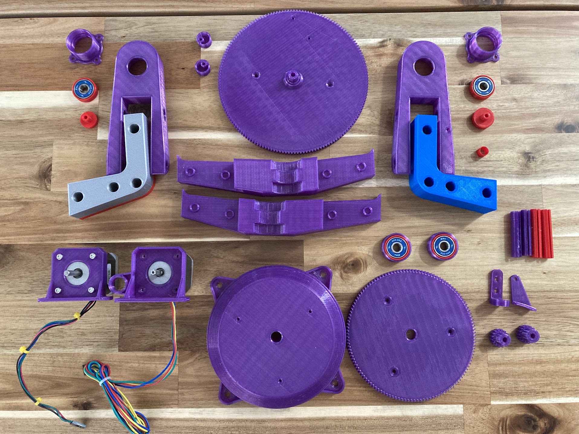 All plastic parts ready